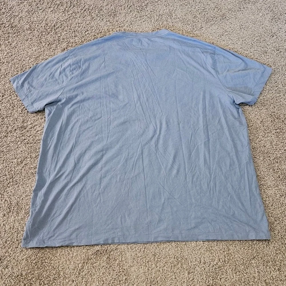 Polo Ralph Lauren Mens 3XB Big Light Blue Short Sleeve Pocket T-Shirt Pony Logo